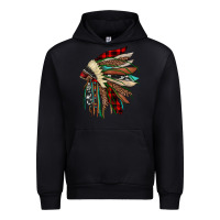 Black christmas indian headdress Urban Hoodie - JahusDesignShop
