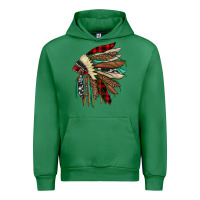 Emerald christmas indian headdress Urban Hoodie - JahusDesignShop