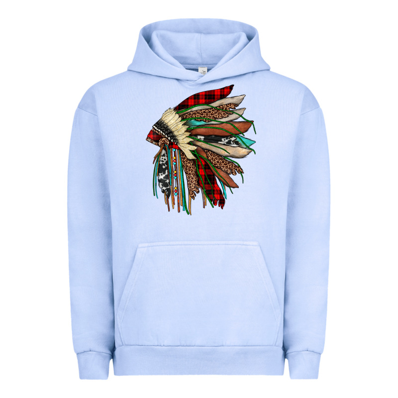 Christmas Indian Headdress Urban Hoodie by JahusDesignShop | Teevron