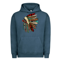 Pigment Midnight Navy christmas indian headdress Urban Hoodie - JahusDesignShop