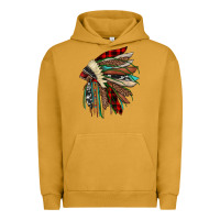Pigment Peanut Butter christmas indian headdress Urban Hoodie - JahusDesignShop