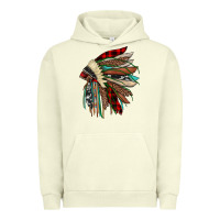 Pigment Pistachio christmas indian headdress Urban Hoodie - JahusDesignShop