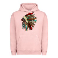 Pigment Salmon christmas indian headdress Urban Hoodie - JahusDesignShop