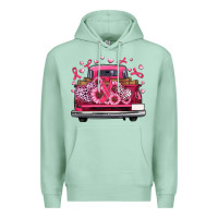 Breast Cancer Farm Truck Premium Hoodie | Teevron