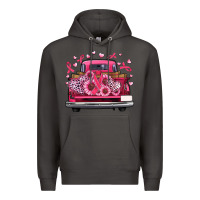 Smoke breast cancer farm truck Premium Hoodie - Artiststas