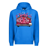 True Royal breast cancer farm truck Premium Hoodie - Artiststas