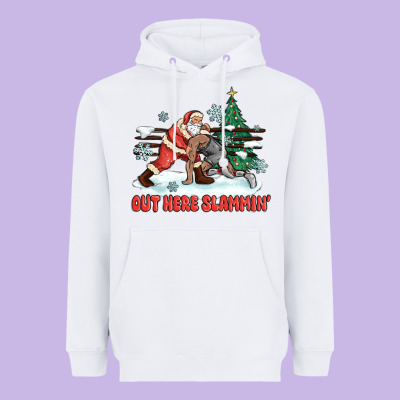 Heavyweight Hoodie out here slammin'