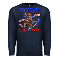 Navy freedom born to be free tour 1776 Premium Sweatshirt - texasbilliewilder