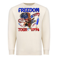 Sandshell freedom born to be free tour 1776 Premium Sweatshirt - texasbilliewilder