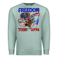 Seafoam freedom born to be free tour 1776 Premium Sweatshirt - texasbilliewilder