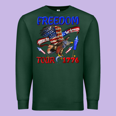 Premium Sweatshirt freedom born to be free tour 1776