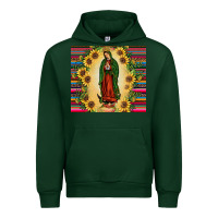 Forest Green our lady of guadalupe Urban Hoodie - JahusDesignShop
