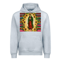 Heather Grey our lady of guadalupe Urban Hoodie - JahusDesignShop