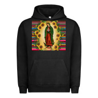 Pigment Black our lady of guadalupe Urban Hoodie - JahusDesignShop