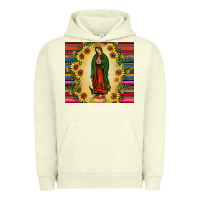 Pigment Pistachio our lady of guadalupe Urban Hoodie - JahusDesignShop