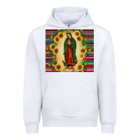 White our lady of guadalupe Urban Hoodie - JahusDesignShop