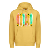Antique Gold Western Color Farm Life Brush Strokes Premium Hoodie - Bettercallsaul