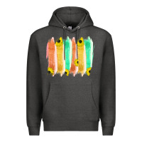 Charcoal Heather Western Color Farm Life Brush Strokes Premium Hoodie - Bettercallsaul