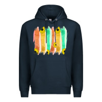 Navy Western Color Farm Life Brush Strokes Premium Hoodie - Bettercallsaul