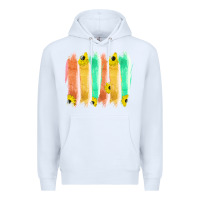 White Western Color Farm Life Brush Strokes Premium Hoodie - Bettercallsaul