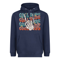Navy cool dude Heavyweight Hoodie - MaliasSmallBusiness