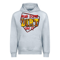 Heather Grey rub some dirt on it softball Urban Hoodie - Jasminsmagicworld