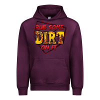 Mauve Wine rub some dirt on it softball Urban Hoodie - Jasminsmagicworld