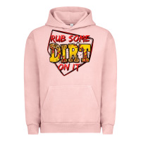 Pigment Salmon rub some dirt on it softball Urban Hoodie - Jasminsmagicworld