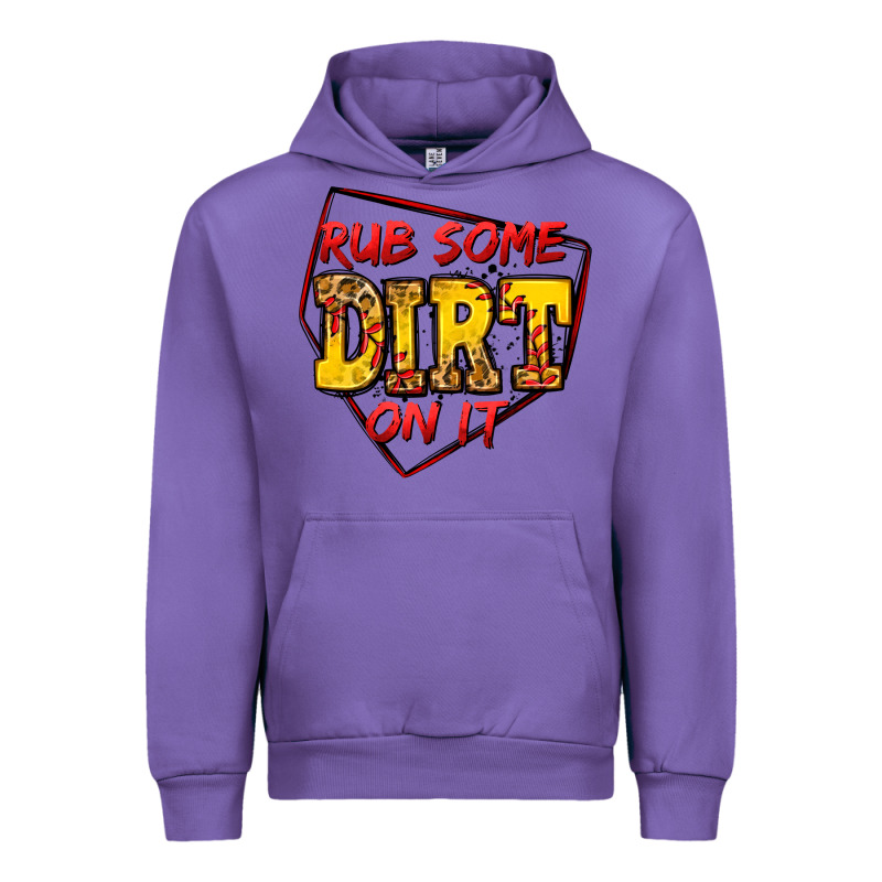 Rub Some Dirt On It Softball Urban Hoodie by Jasminsmagicworld | Teevron