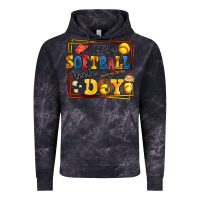 Cloud Black its a softball kinda day Vintage Hoodie - AdoDesignShop