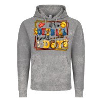 Cloud Rock its a softball kinda day Vintage Hoodie - AdoDesignShop