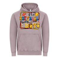 Vintage Zinc its a softball kinda day Vintage Hoodie - AdoDesignShop