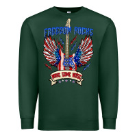 Sports Green freedom rocks make some noise Premium Sweatshirt - texasbilliewilder