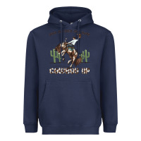 Navy when the going gets tough cowboy up Heavyweight Hoodie - MaliasSmallBusiness