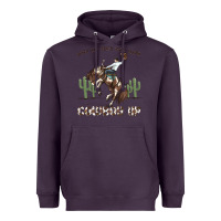 Plum when the going gets tough cowboy up Heavyweight Hoodie - MaliasSmallBusiness