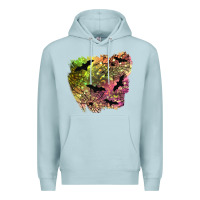 Blue Mist bat halloween patch Premium Hoodie - BundleAndBundleShop