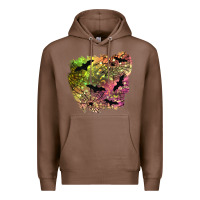 Chestnut bat halloween patch Premium Hoodie - BundleAndBundleShop