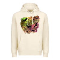 Tofu bat halloween patch Premium Hoodie - BundleAndBundleShop