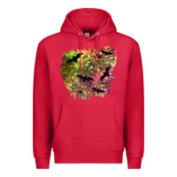Cardinal bat halloween patch Premium Hoodie - BundleAndBundleShop