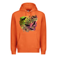 Carrot bat halloween patch Premium Hoodie - BundleAndBundleShop