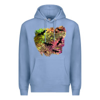 Colony Blue bat halloween patch Premium Hoodie - BundleAndBundleShop