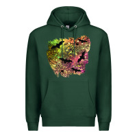 Sports Green bat halloween patch Premium Hoodie - BundleAndBundleShop