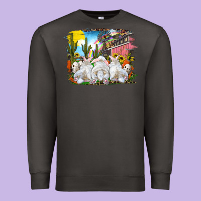 Premium Sweatshirt easter farm with bunnies