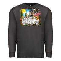 Smoke easter farm with bunnies Premium Sweatshirt - RanaPortraitStore