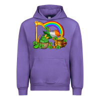 Tulip st patricks day  rainbow shamrocks Urban Hoodie - AdoDesignShop
