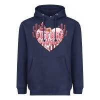 Navy future cowgirl Heavyweight Hoodie - MaliasSmallBusiness