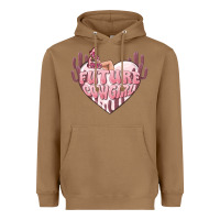 Toasted Coconut future cowgirl Heavyweight Hoodie - MaliasSmallBusiness