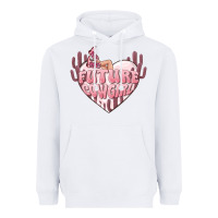 White future cowgirl Heavyweight Hoodie - MaliasSmallBusiness