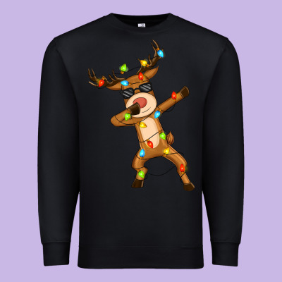 Premium Sweatshirt dabbing deer