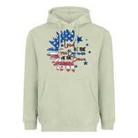 Matcha land of the free because of the brave Heavyweight Hoodie - MaliasSmallBusiness